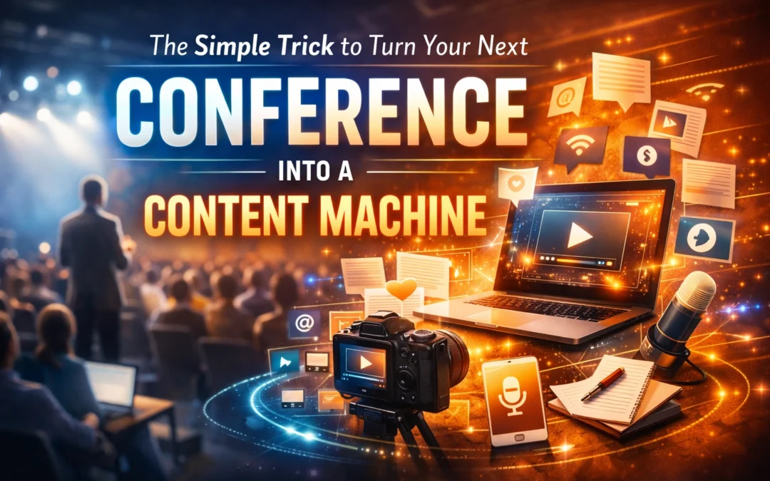 The Simple Trick to Turn Your Next Conference into a Content Machine
